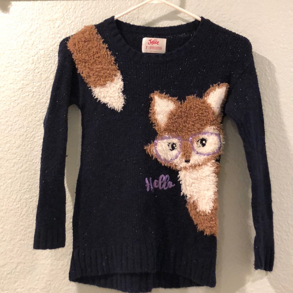 Justice knitted sweater